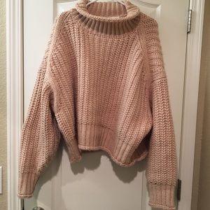 H&M Cropped Knitted Sweater